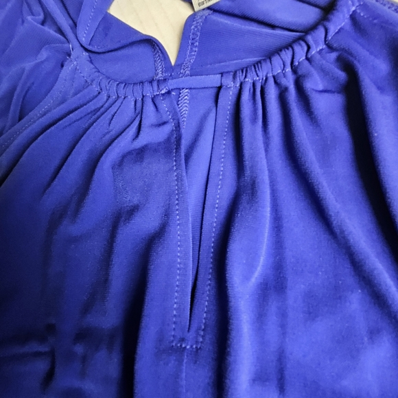 CATO Women Lovely Cobalt Blue and Black Sundress Size Large - Picture 9 of 13